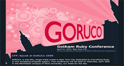 Desktop Screenshot of 2007.goruco.com
